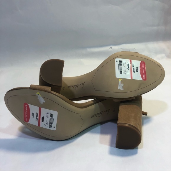 Sam Edelman Hazelnut Yaro Block Heel Ankle Strap Sandals Size 10.5 - Picture 9 of 12